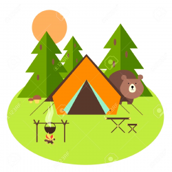 Climbing : Cool Tent Clip Art Red Cute Camping Clipart Biblical Free ...