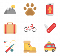 162 camping icon packs - Vector icon packs - SVG, PSD, PNG, EPS ...