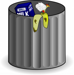 Clipart - trash can