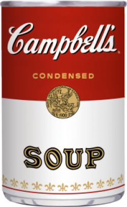 Campbell's Soup Can Graphic - Color - PTO Today