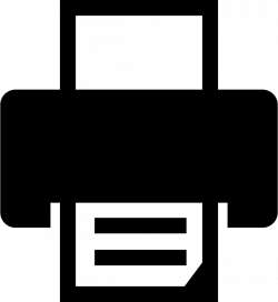 Print Interface Symbol Of A Printer Machine Svg Png Icon Free ...