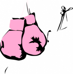 Pink Boxing Gloves Clip Art at Clker.com - vector clip art online ...