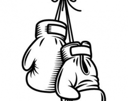 Boxing Glove Coloring Page - Democraciaejustica