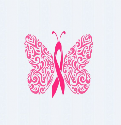 Filigree Awareness Butterfly, Cancer Ribbon SVG, DXF, EPS,Png, Ai ...