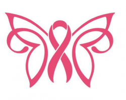 28+ Collection of Cancer Ribbon Butterfly Clipart | High quality ...
