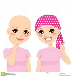 Girl With Cancer Clipart