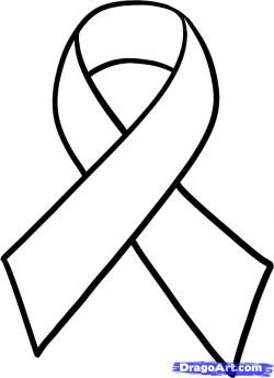 how to draw a cancer ribbon, | Clipart Panda - Free Clipart Images