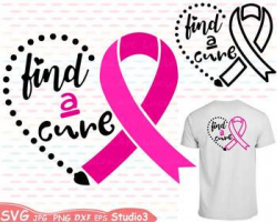 Breast Cancer Ribbon Silhouette clipart heart faith hope cure ...