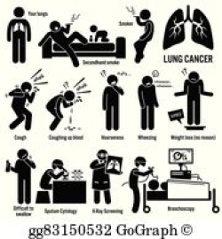 Vector Stock - Liver cancer symptoms. Clipart Illustration ...