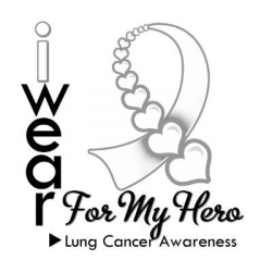 Lung Cancer Ribbon Clip Art | Wear Lung Cancer Ribbon For | Mom ...