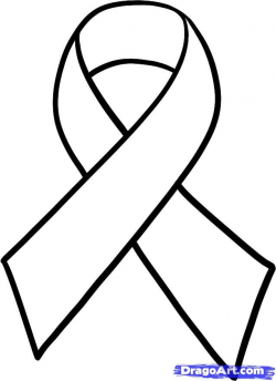 cancer ribbon colors | How to Draw a Cancer Ribbon, Breast Cancer ...