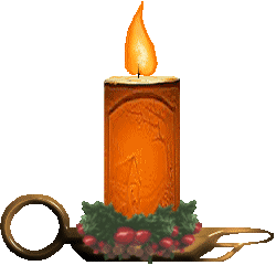 Free Christmas Candle Graphics - Christmas Candle Animations - Clipart
