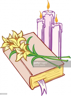 Bible With Candle Clipart - ClipartUse