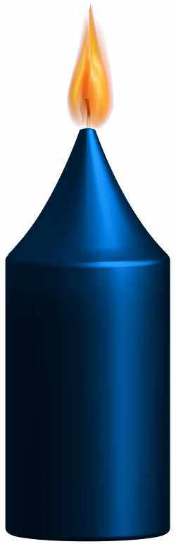 Blue Candle PNG Clip Art - Best WEB Clipart