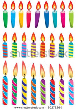 Birthday Candles Clipart 26331wall.png | candles | Pinterest ...