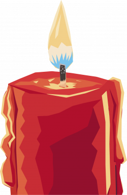 Clipart - Burning Candle