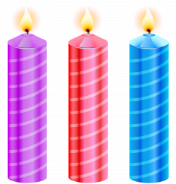 Birthday Candles PNG Clipart Image | Gallery Yopriceville - High ...
