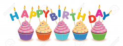 happy birthday candles clipart 14892383 happy birthday candle ...