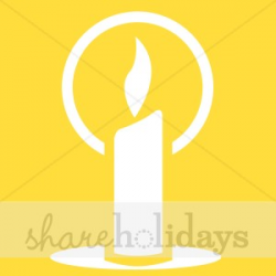 Christmas Candle Icon Clipart | Christmas Candle Clipart