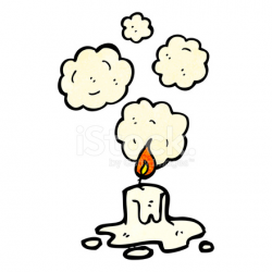 Cartoon Melting Candle Stock Vector - FreeImages.com
