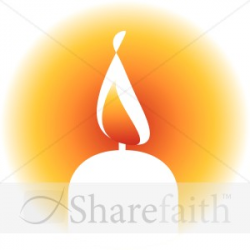 Memorial Candle Clipart