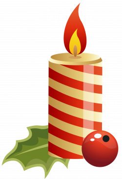 Red Christmas Candle PNG Clipart Image | Gallery Yopriceville ...