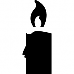 Candle Silhouette at GetDrawings.com | Free for personal use Candle ...