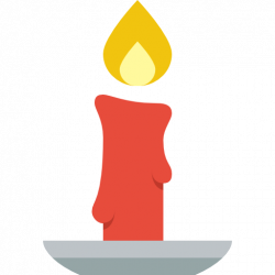 Simple Christmas Candle Icon, PNG ClipArt Image | IconBug.com