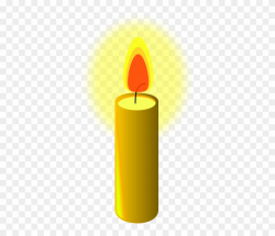 Free Beeswax Candle - Yellow Candle Clip Art - Png Download ...