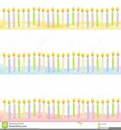 Birthday Candle Border Clipart | Free Images at Clker.com - vector ...