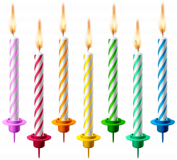Birthday Candles PNG Transparent Clip Art Image | Gallery ...