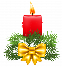 Transparent Christmas Red Candle PNG Clipart | Gallery Yopriceville ...