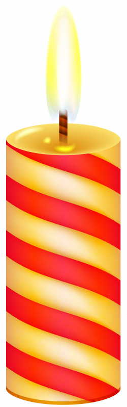 Candle Yellow Red PNG Clip Art - Best WEB Clipart