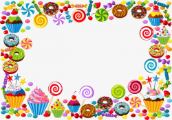 Candy Shading Borders, Candy, Sugar, Dessert PNG Image and Clipart ...