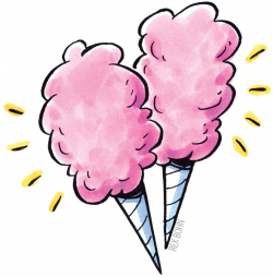 Cotton Candy Free Clipart