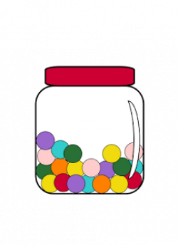 Free Clipart N Images: Free Clip Art ~ Candy Jar | Templates ...