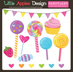 Lollipop Clip Art / Lollipop Clipart / Candyland Clipart /