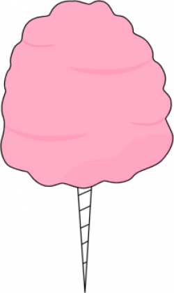 Pink Cotton Candy Clipart