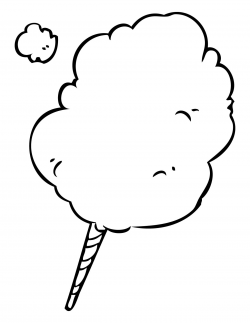 Cotton Candy Drawing How To Draw A Cute Cotton Candy - Youtube ...