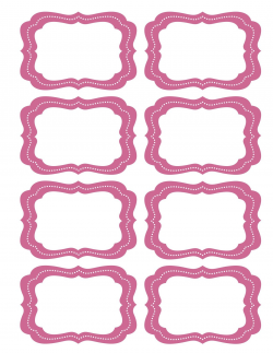 Free Printable Bag Label Templates | Candy Labels Blank image ...