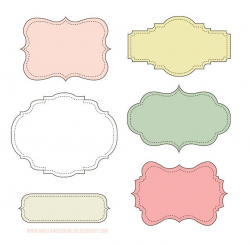 Makea -Free cute label frames | Look at these Labels & more ...
