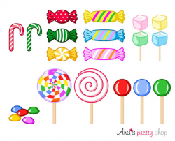 Candy clipart sweet clipart lollipops clipart marshmallow