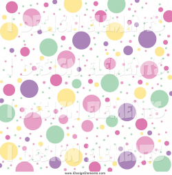 Clip Art of a Background of Colorful Candy Sprinkle Dots over White ...