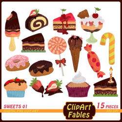 Candy clipart sweet food - Pencil and in color candy clipart sweet food