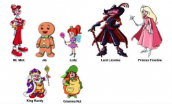 Candy Land characters | Candyland Characters Names | Sydni's Candy ...