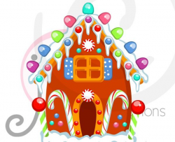 Candyland Gingerbread House | Candyland | Candy Land Backgrounds ...