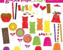 Buy 2, Get 1 FREE - Candy Candy Clipart - Digital Candy Clipart ...