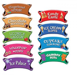 These Candy Land Directional Signs will shows us all the important ...