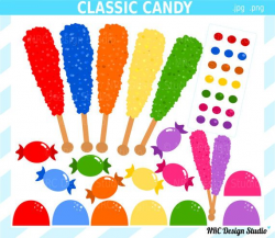 SALE - Candyland Clip Art - Classic Candy Clip Art - Digital Candy ...