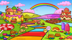A Candy Land Background
